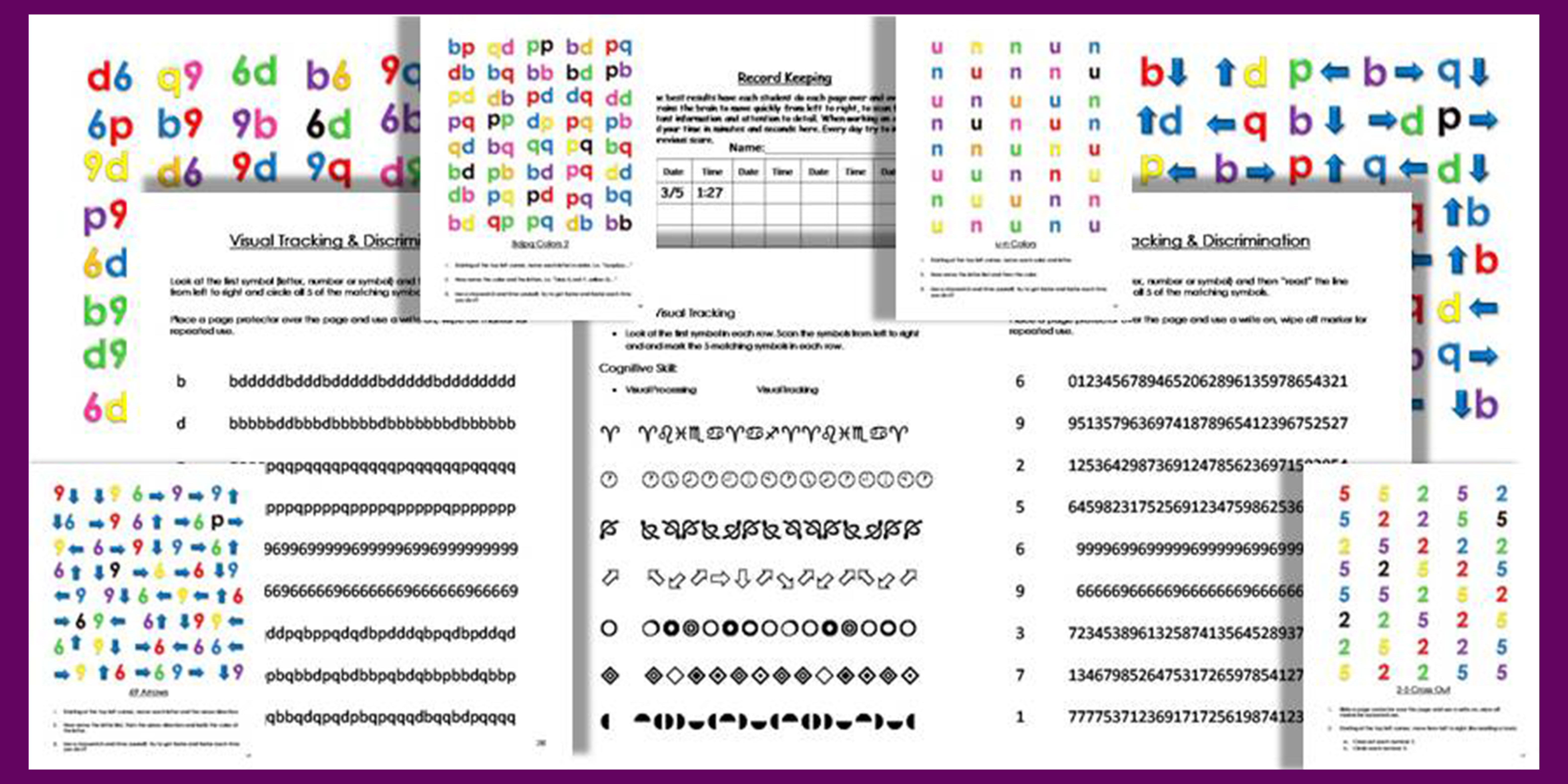 visual tracking exercises workbook pdf download gifted brain