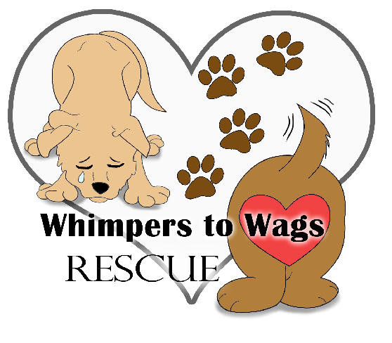Whimpers to Wags Rescue, Inc. logo