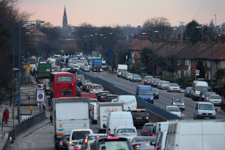 Busy motorways