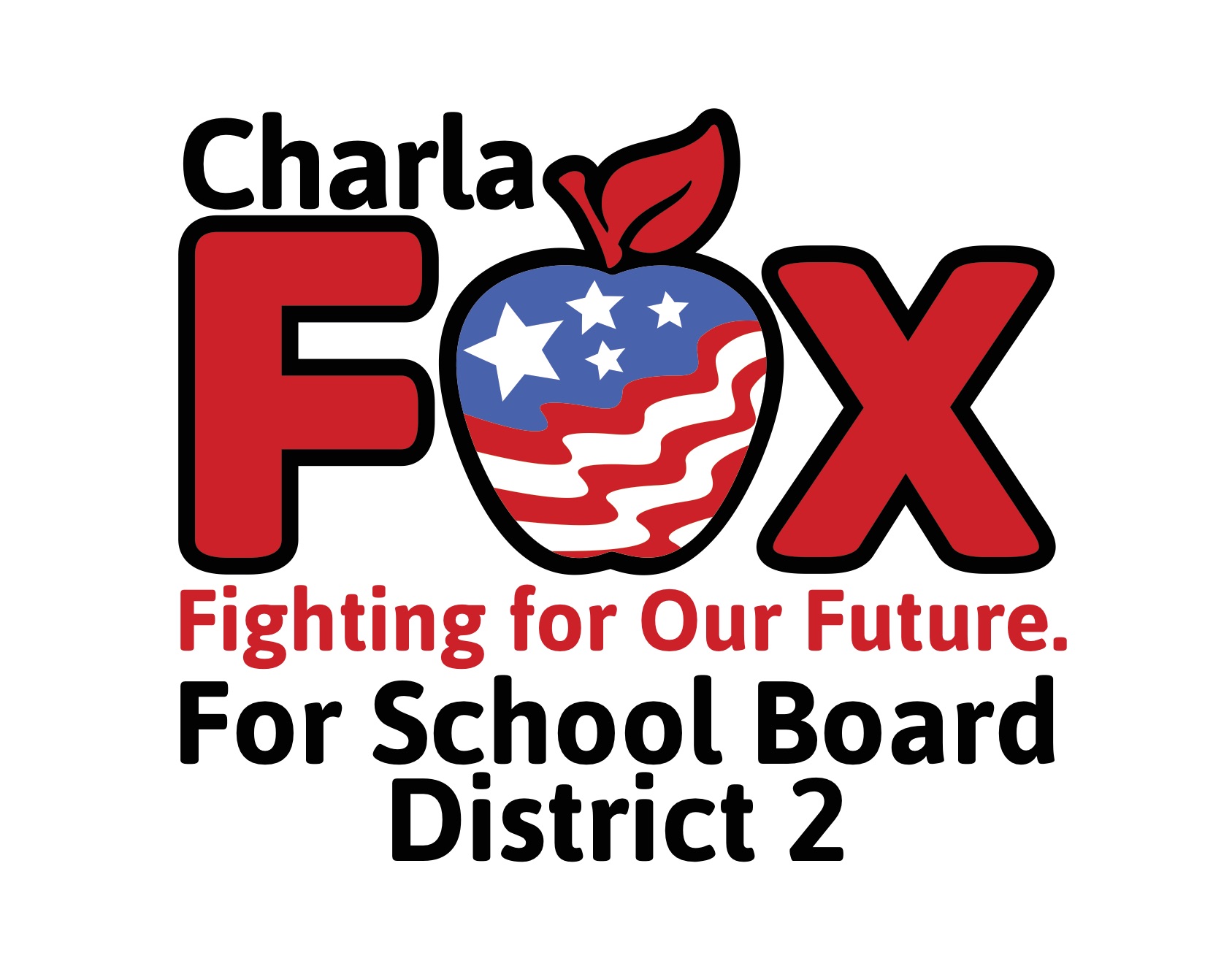 Charla Fox for School Board logo