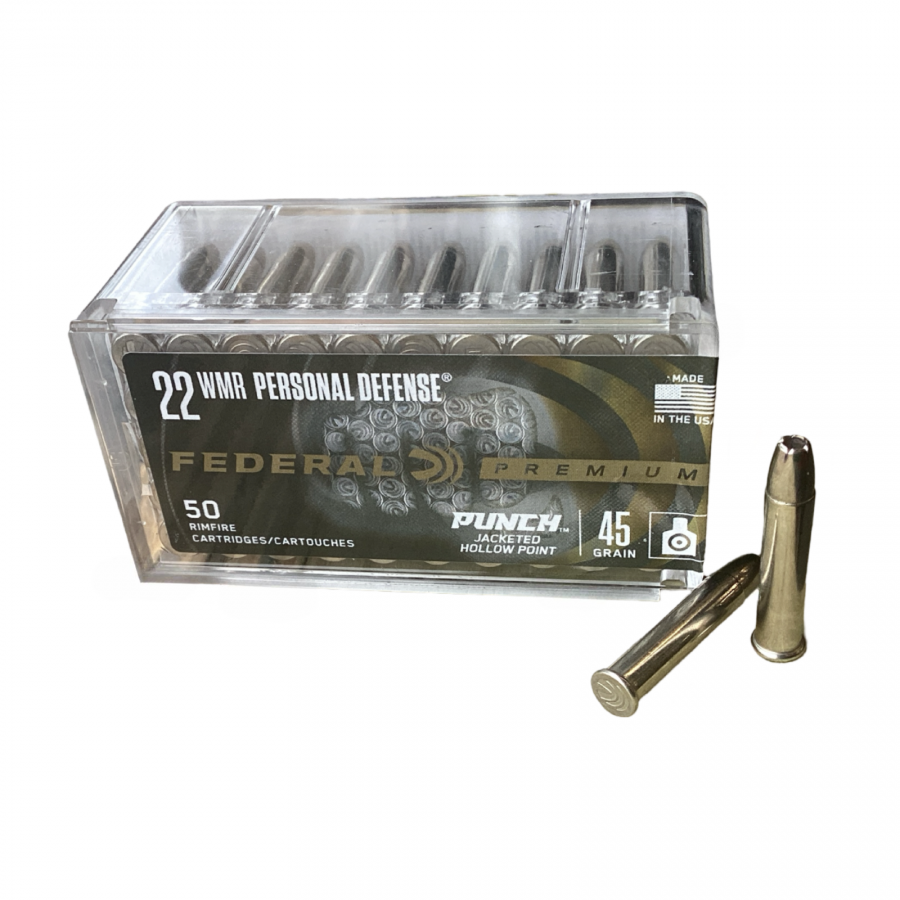 22 WMR - Federal punch, 45 Grain, 50 Round box | FlipAmmo 