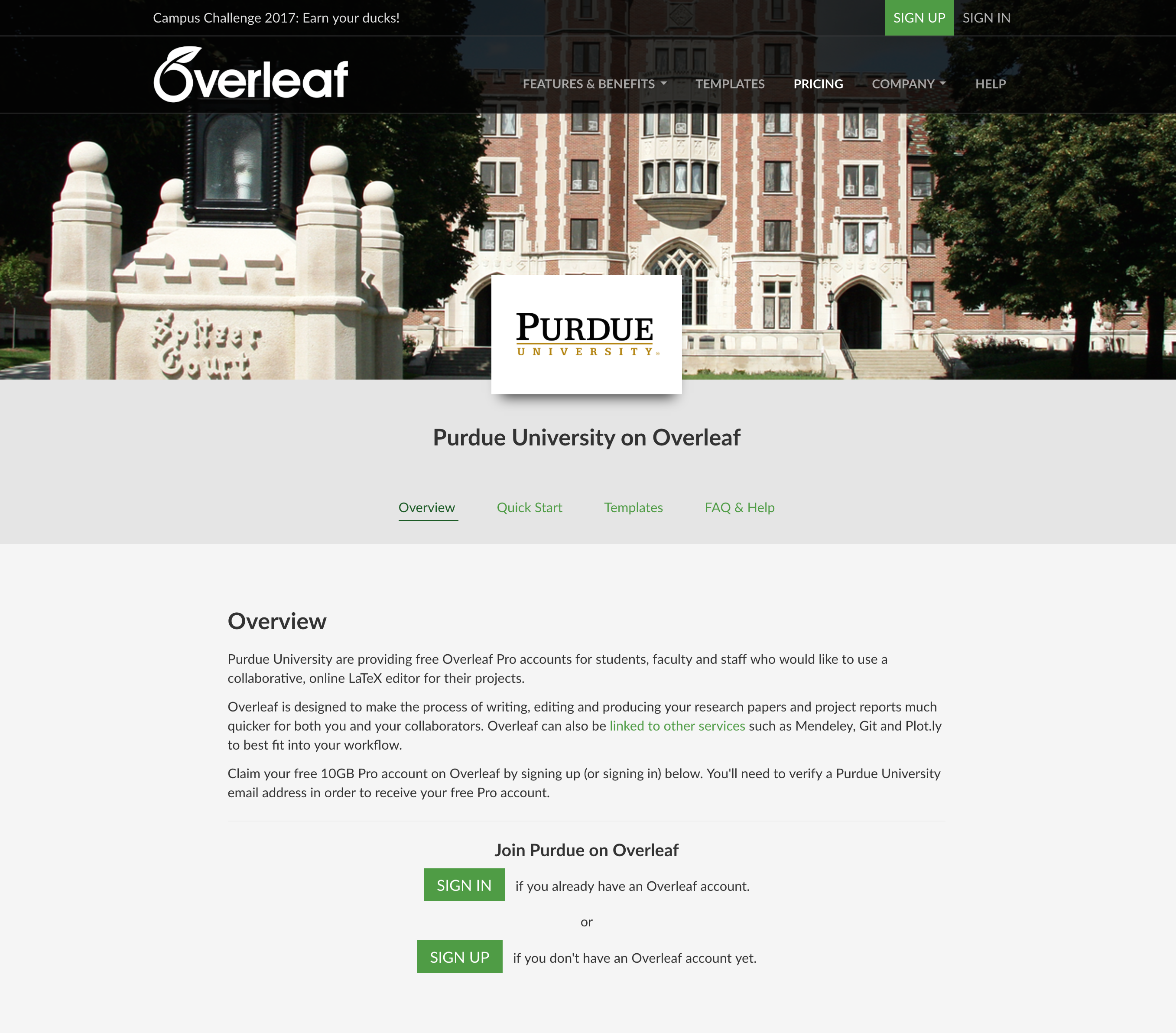 Purdue Institutional Portal