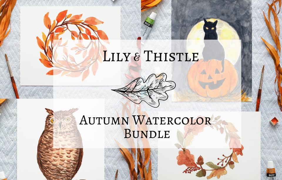 How to Paint Watercolor - Easy Fall Trees - For Beginners and Kids - Lily &  Thistle