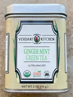 Ginger Mint Green Tea from Verdant Kitchen
