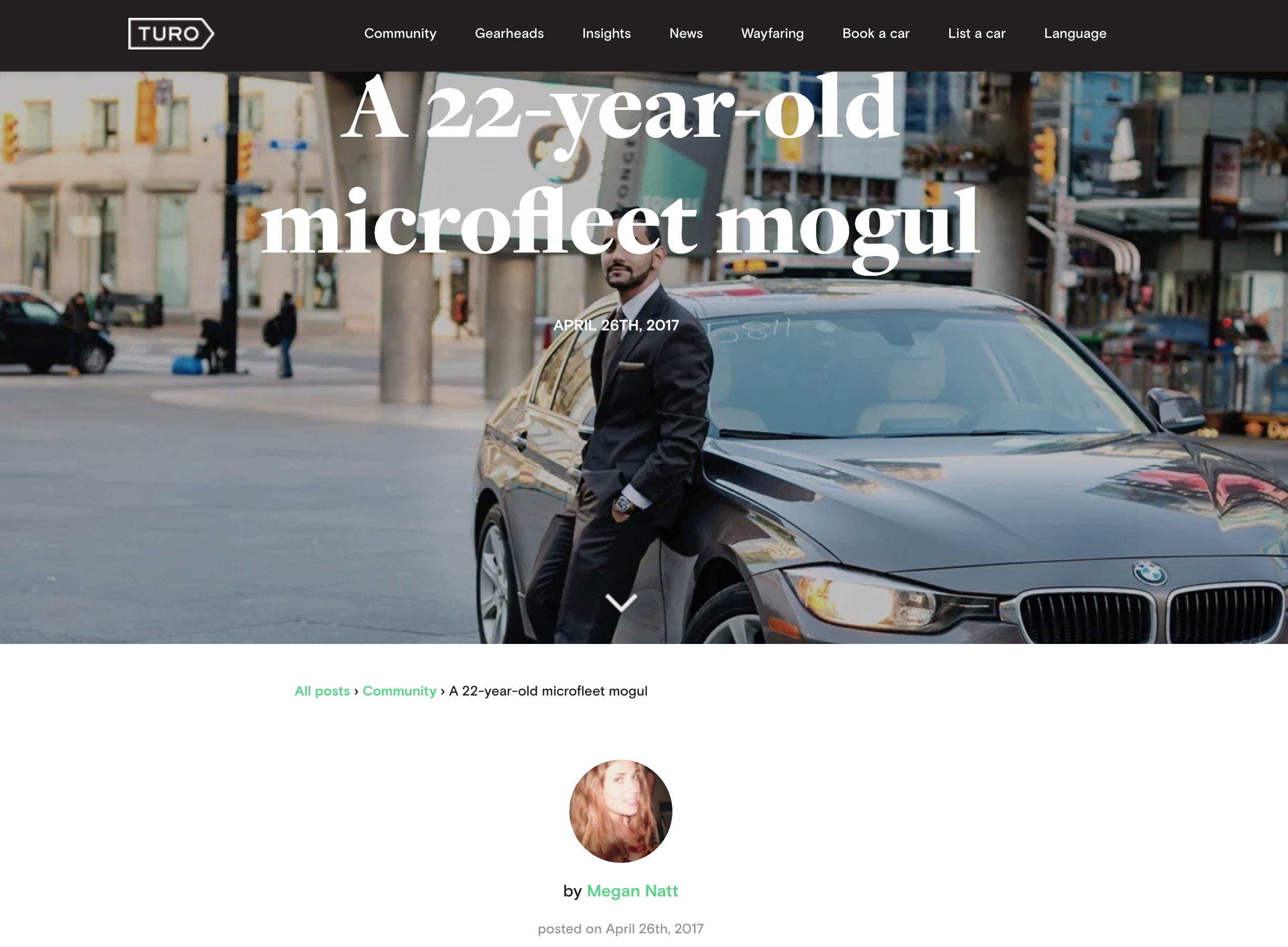 Osama was featured on Turo