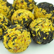 Osmanthus Flower and Yi Mei Ren Black Tea Dragon Ball from Yunnan Sourcing