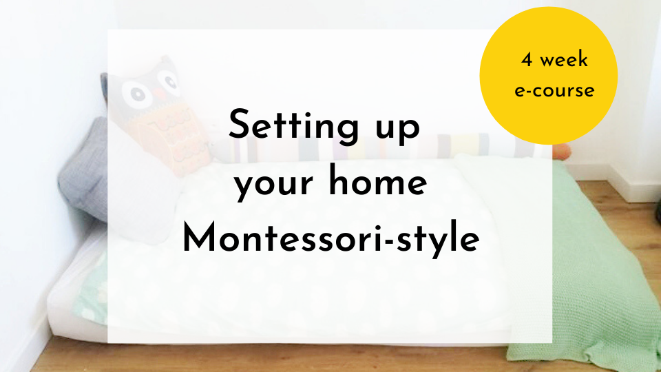 Product image for Setting up your home Montessori-style