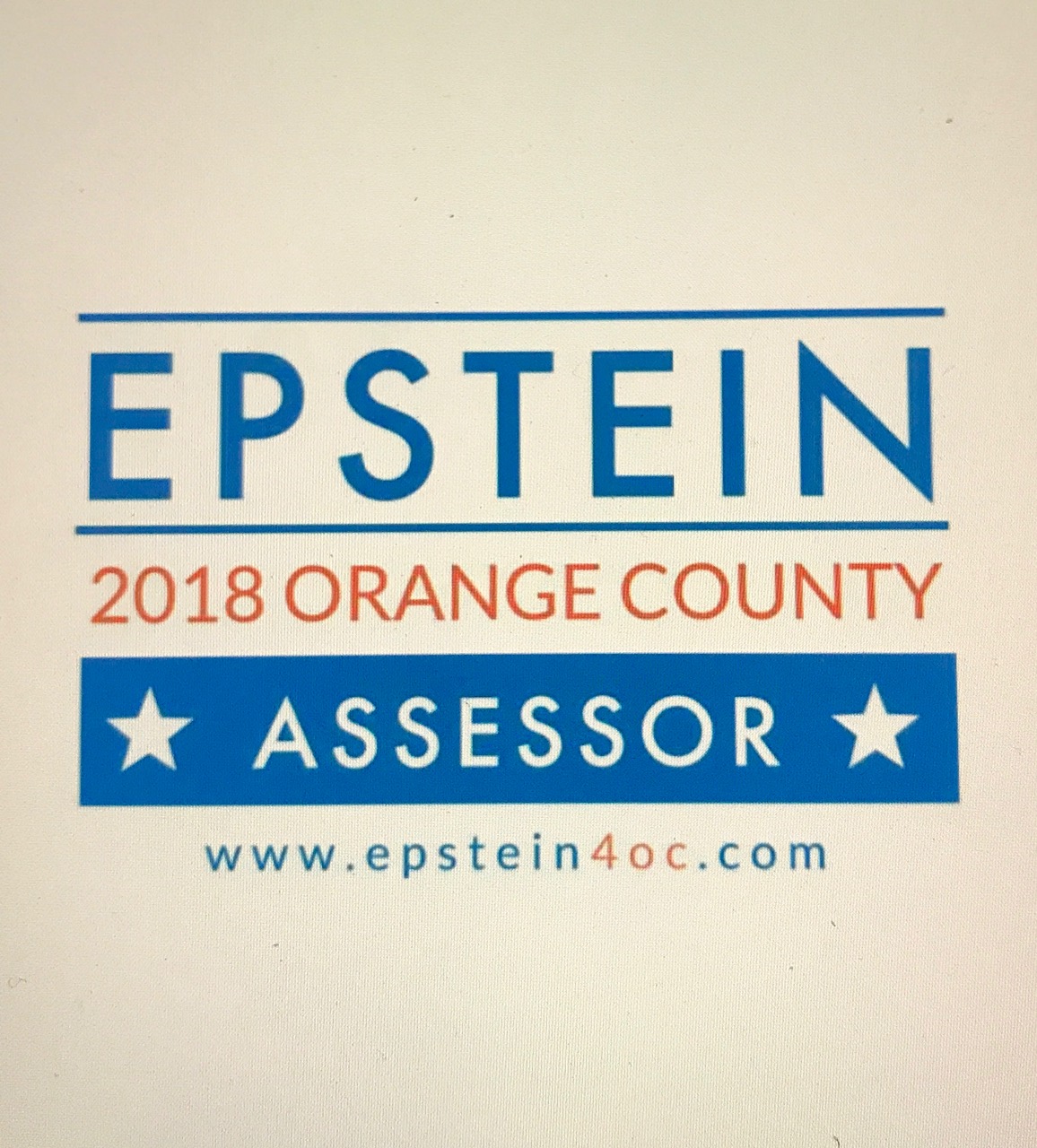 Epstein for OC Assessor logo