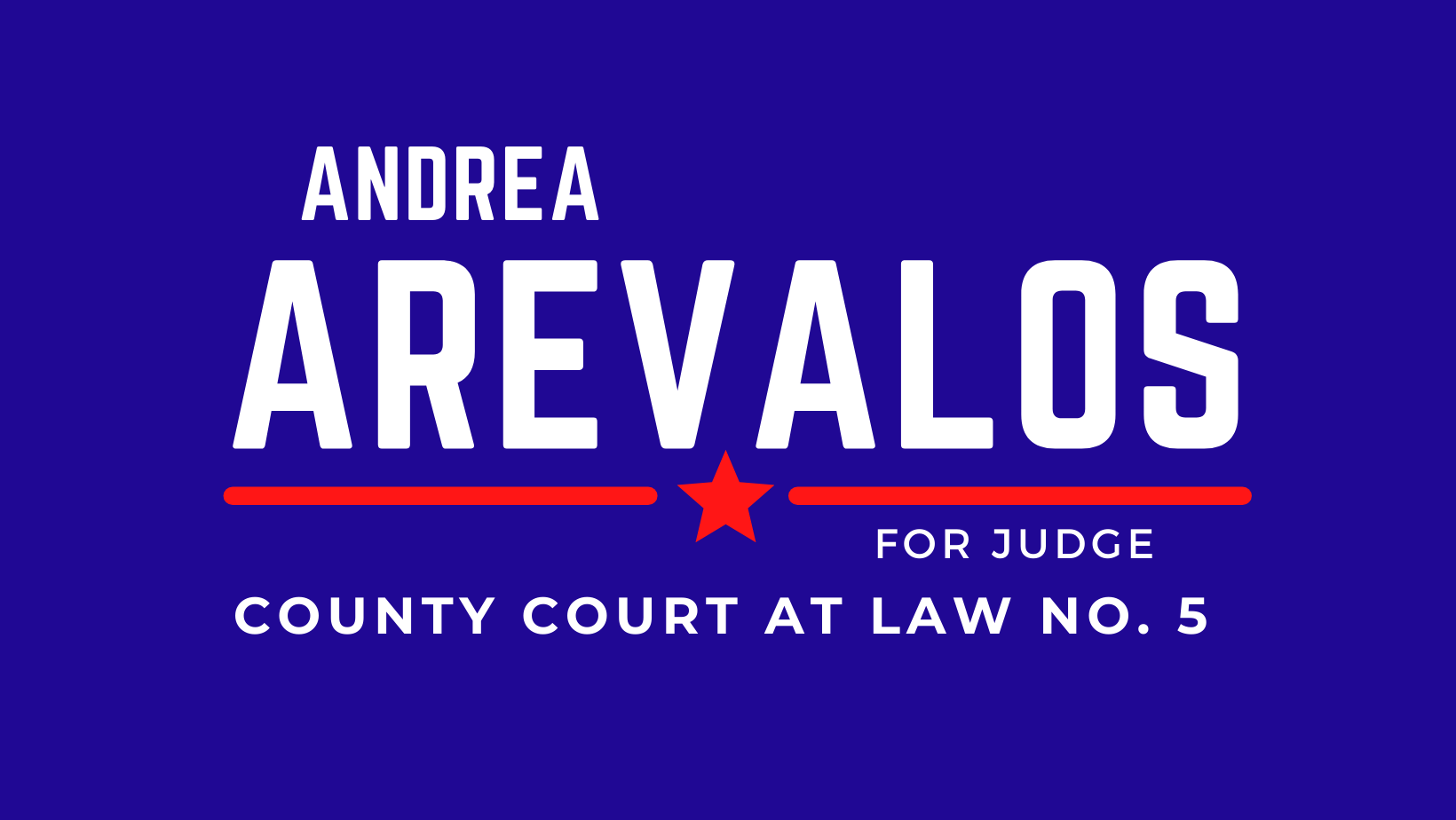 Arevalos for Judge logo