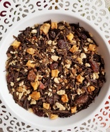 Hojicha Cinnamon Raisin Bread Pudding from Dessert by Deb