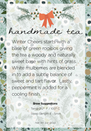 Winter Cheers from Handmade Tea