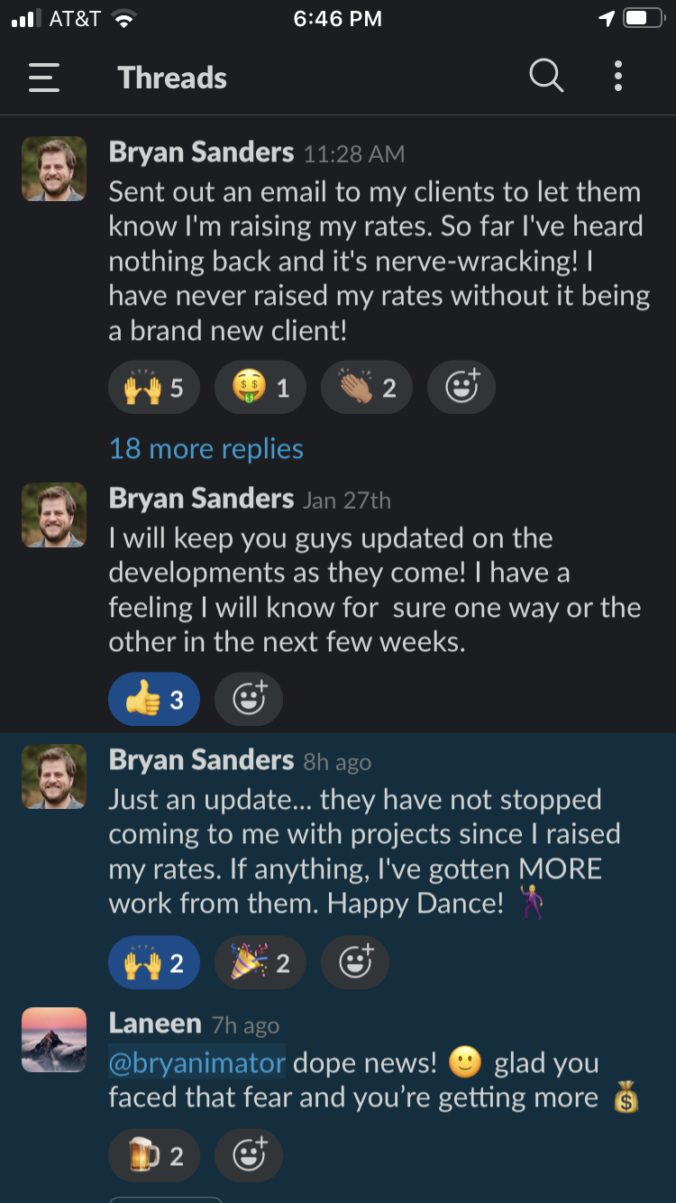 Bryan Sanders raised his rates and now he's getting more work