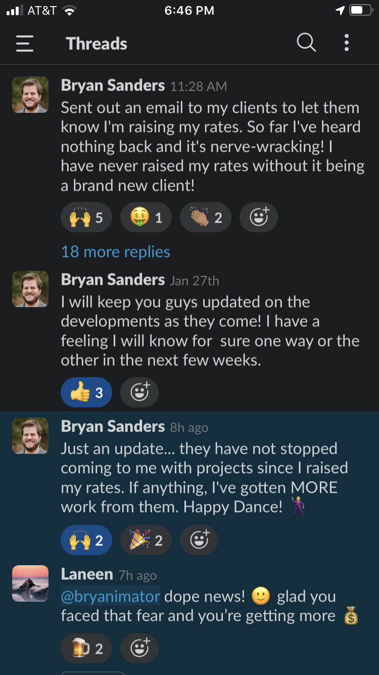 Bryan Sanders raised his rates and now he's getting more work