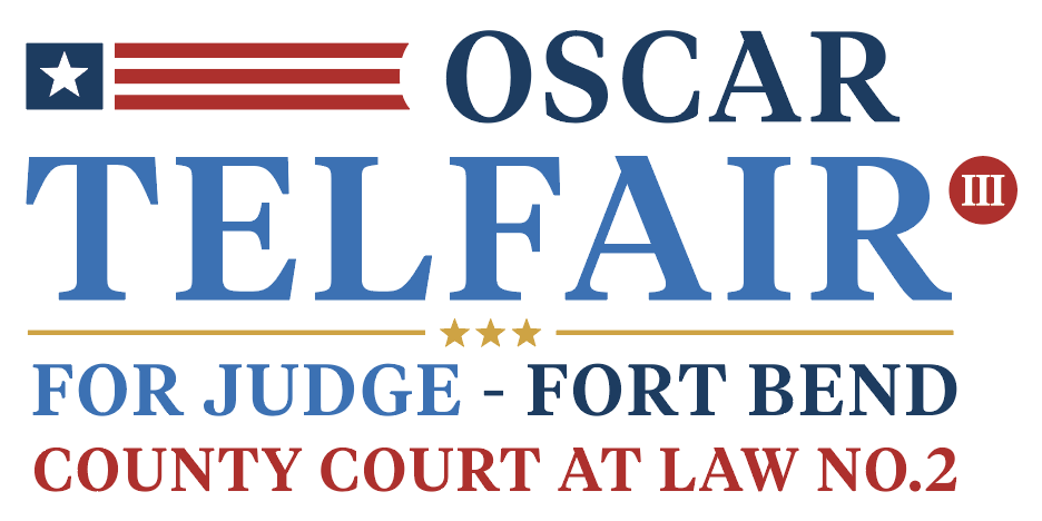 Oscar Telfair 4 Judge Campaign logo