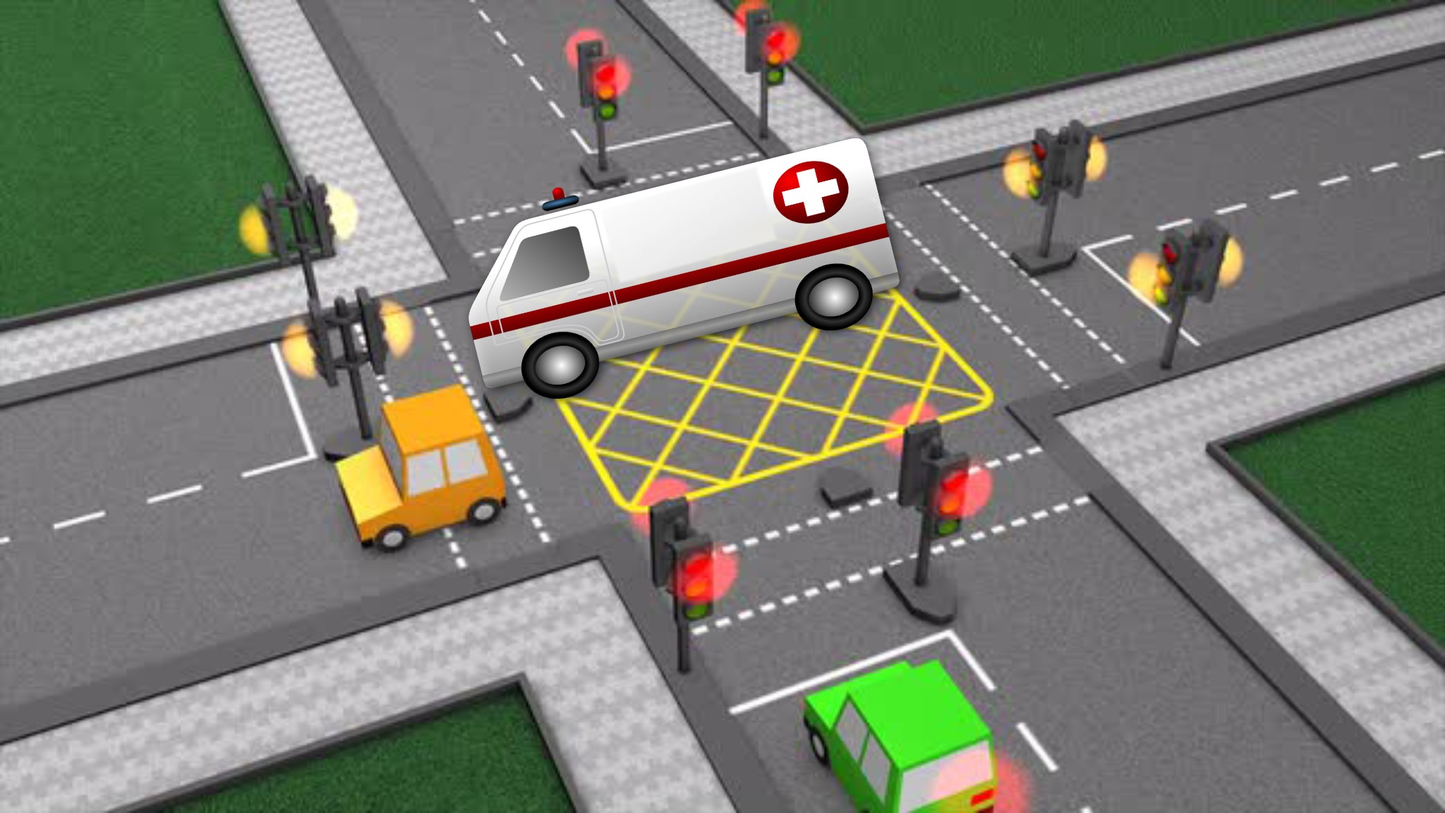 Emergency override traffic light system with PIC16F877A GSTEVEWALL
