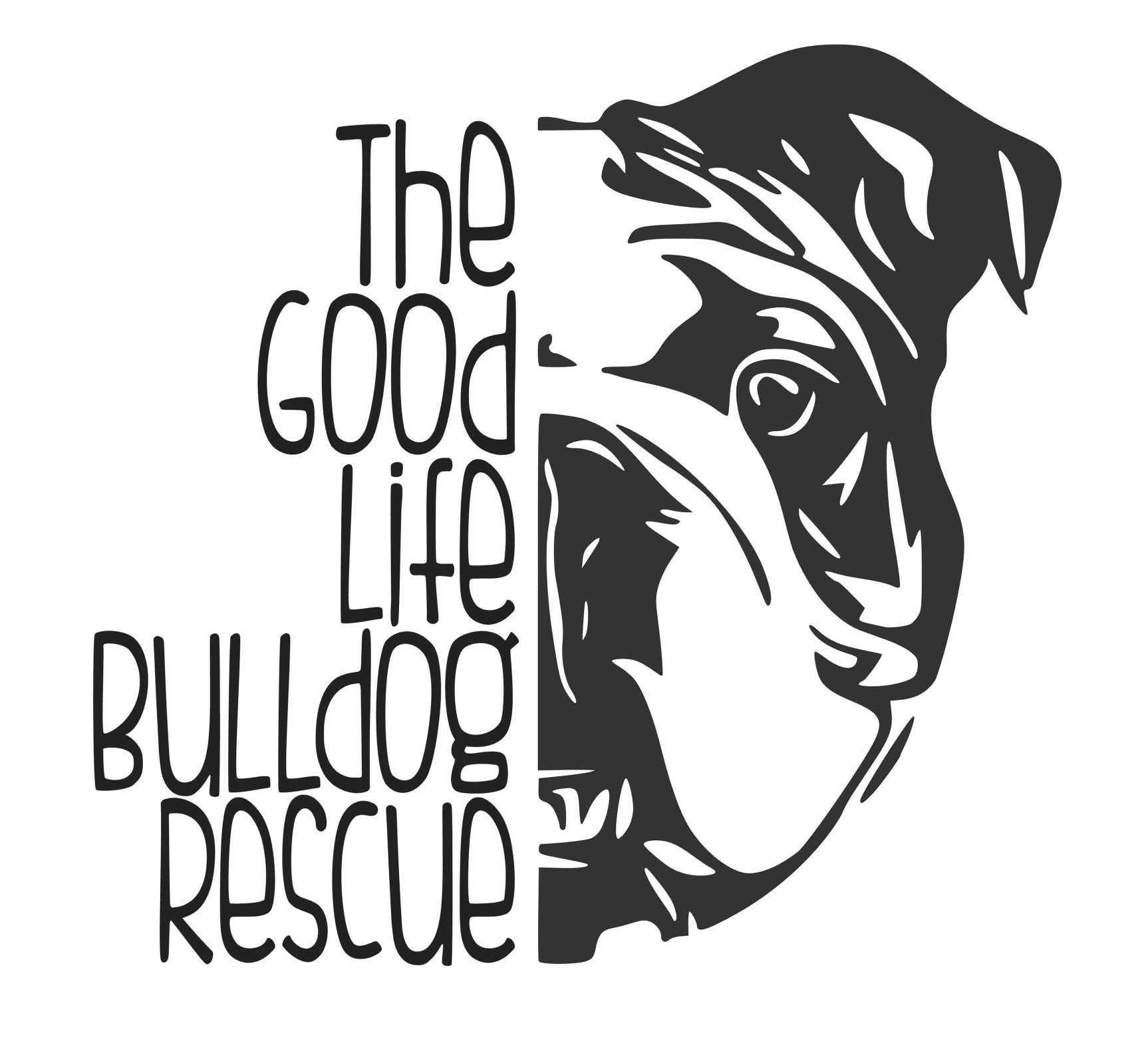 The Good Life Bulldog Rescue logo