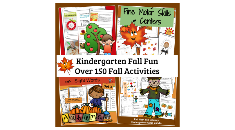 Printable: Fall Kindergarten | A Better Way to Homeschool
