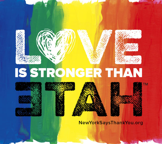 LOVE is stronger than hate Custom Ink Fundraising