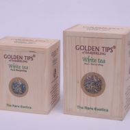 White Exotica Wooden Box by Golden Tips Tea from Golden Tips Teas