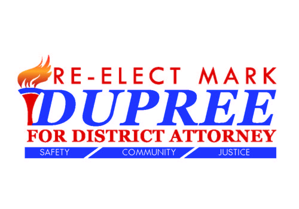 Mark Dupree for District Attorney logo