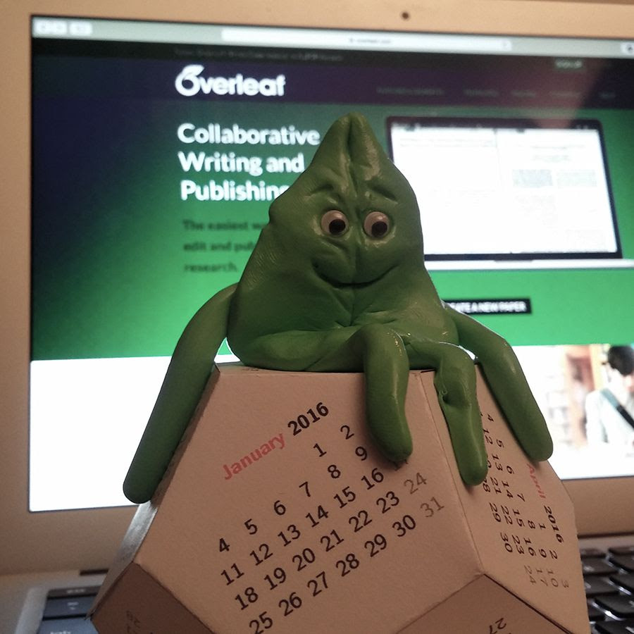 Overleaf 2016 Calendar and Putty Monster