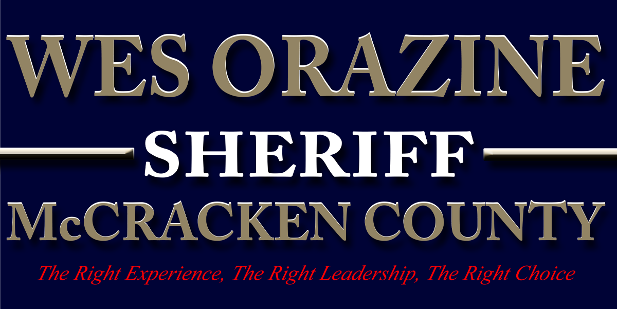 Wes Orazine for McCracken County Sheriff Campaign logo
