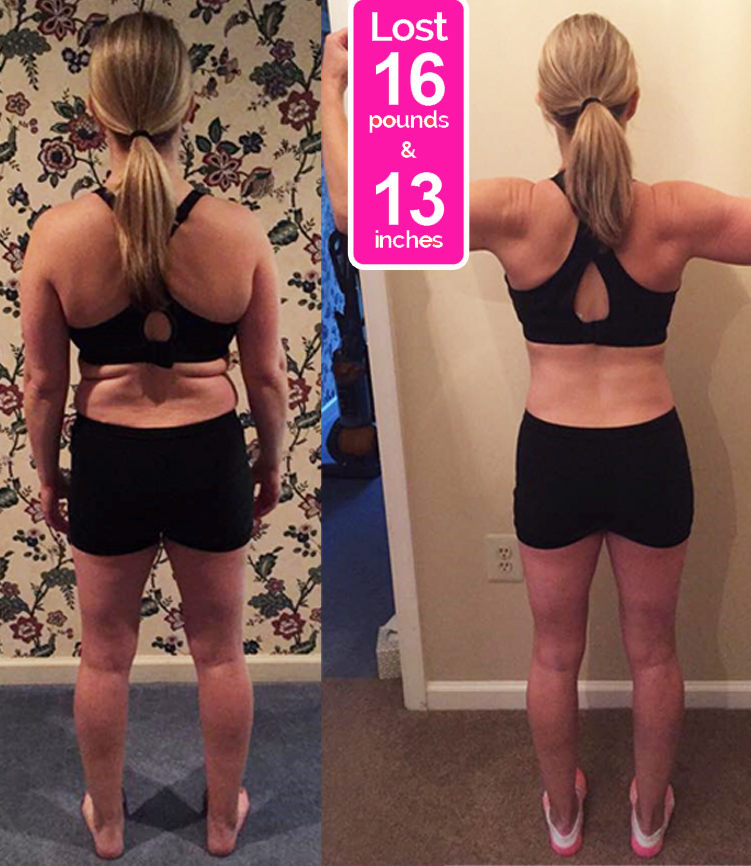 Allison Before & After Pics - Janis Saffell  4 Week Fat Blaster Program