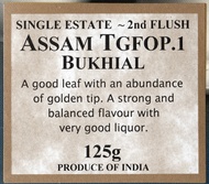 Assam Bukhial TGFOP 2nd Flush from The Drury Tea & Coffee Co. Ltd.