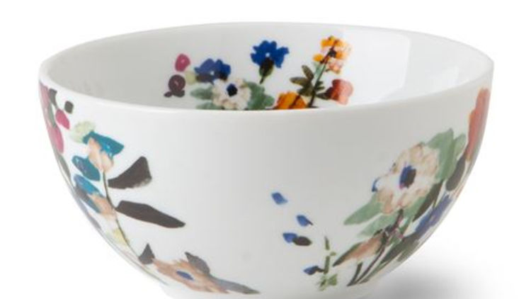 Padma Collection Wildflower Cereal Bowls, Set of 4