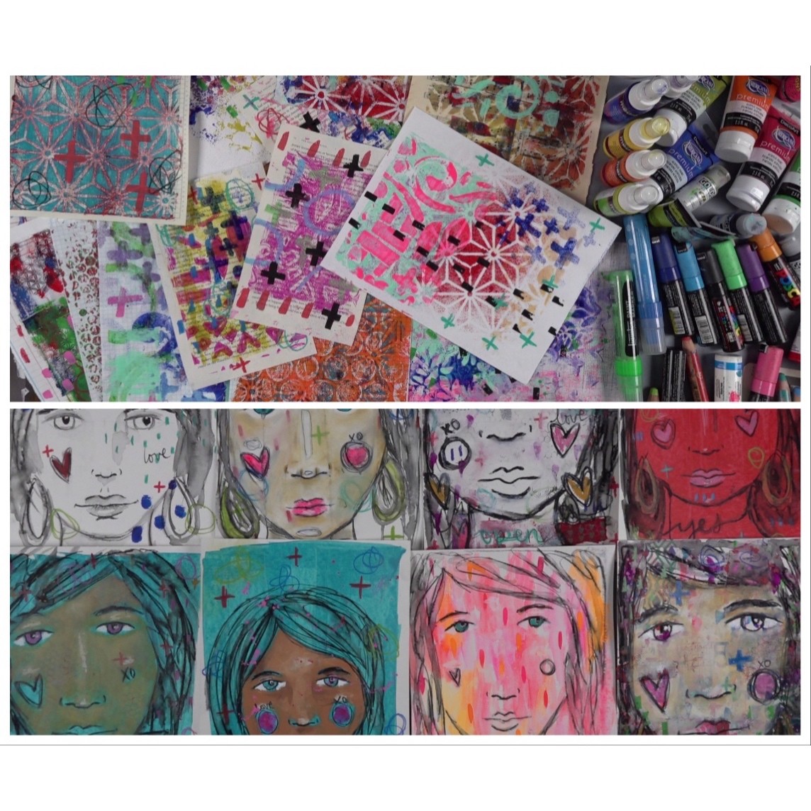 Product image for Bundle Courses: Stories Beneath the Skin and Collage Paper Party with Nicole Austin