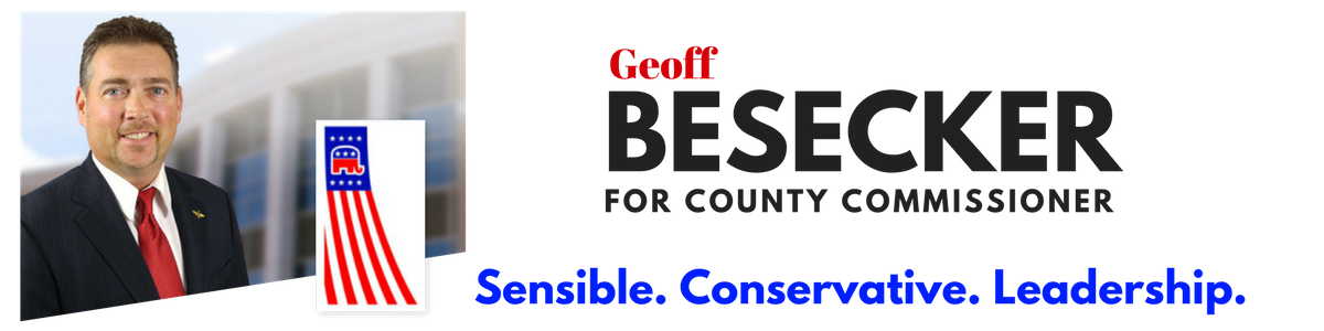 Geoff Besecker for County Commissioner logo