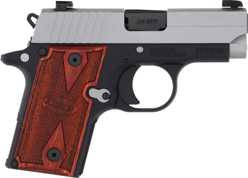 Sig Sauer 238-380-TXR3 P238 2.7″ SAO XRAY-3 6/7rd TWO-TONE/ROSEWOOD
