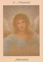 Archangel Chamuel, angel of Adoration from Angel Blessings Cards