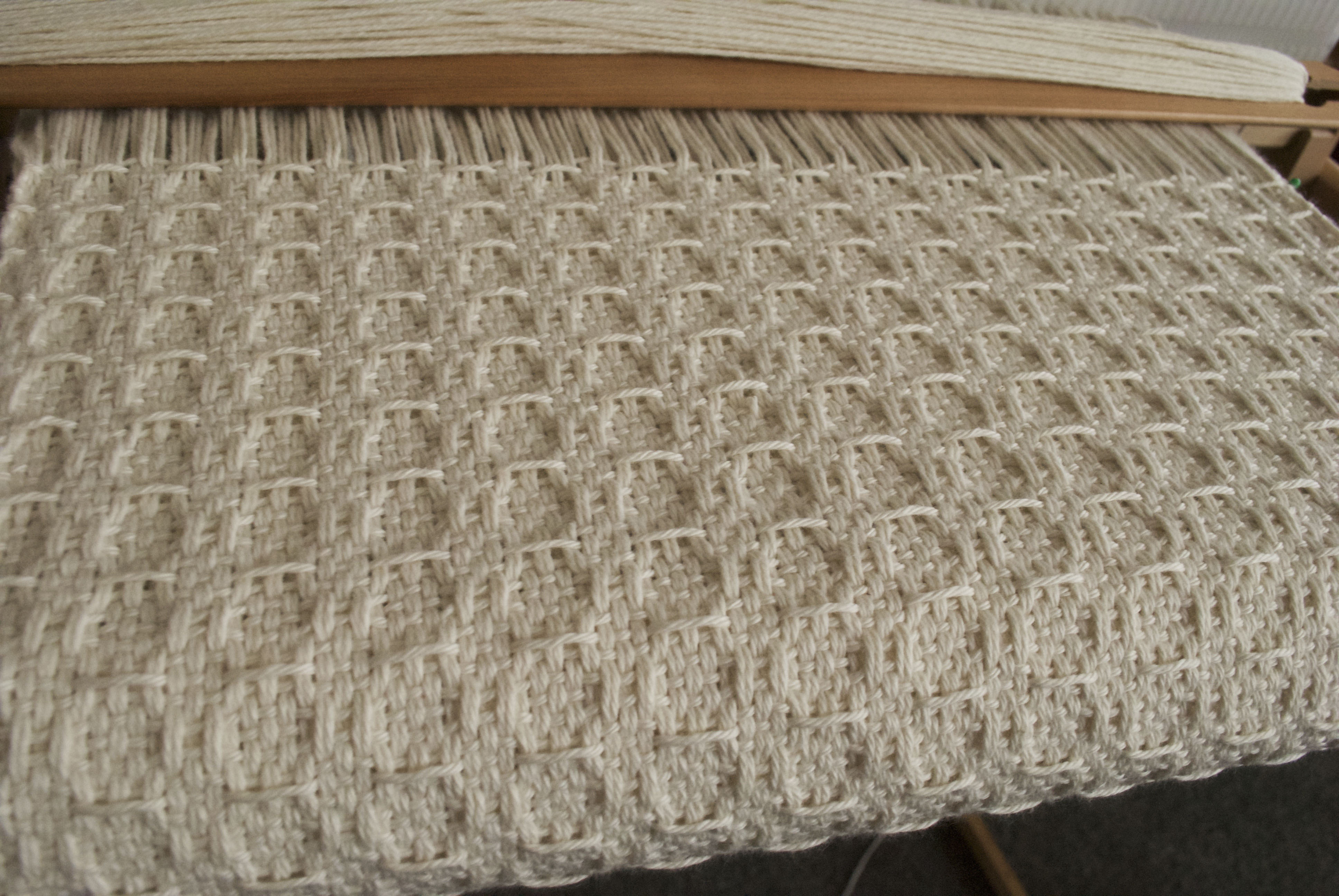 Waffle Weave on a rigid heddle loom