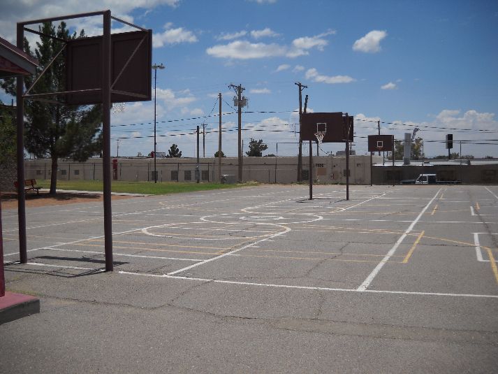 El Paso Independent School District Facilities Hillside Elementary School Playcourt