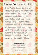 Crisp Apple Ginger from Handmade Tea