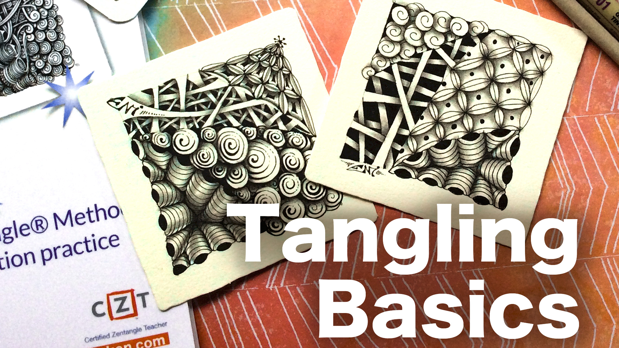 Tangling Basics (Membership) Eni Oken's Online Art Classes