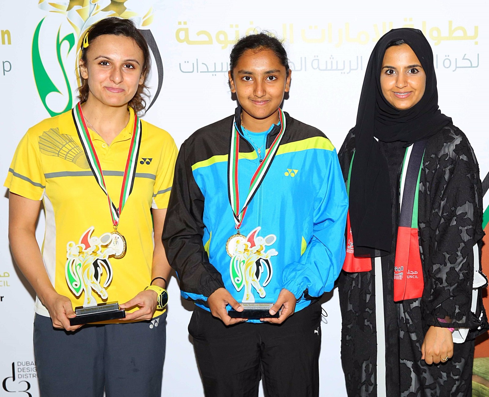 DOUBLE THE FUN AT UAE TABLE TENNIS AND BADMINTON WOMEN’S OPEN CHAMPIONSHIPS UAE Badminton