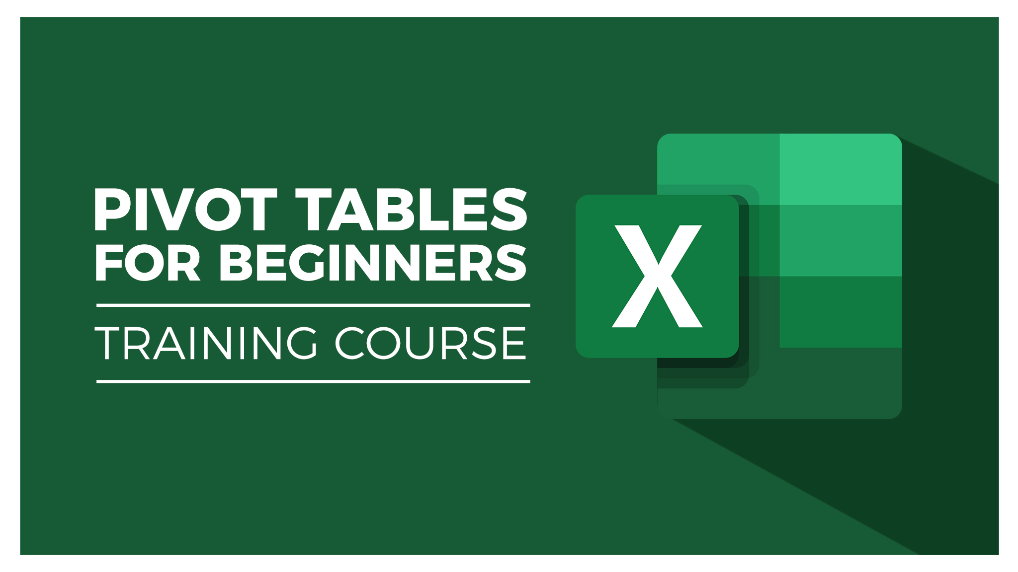 Pivot Tables Beginners