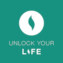Sarah at Unlock Your Life logo