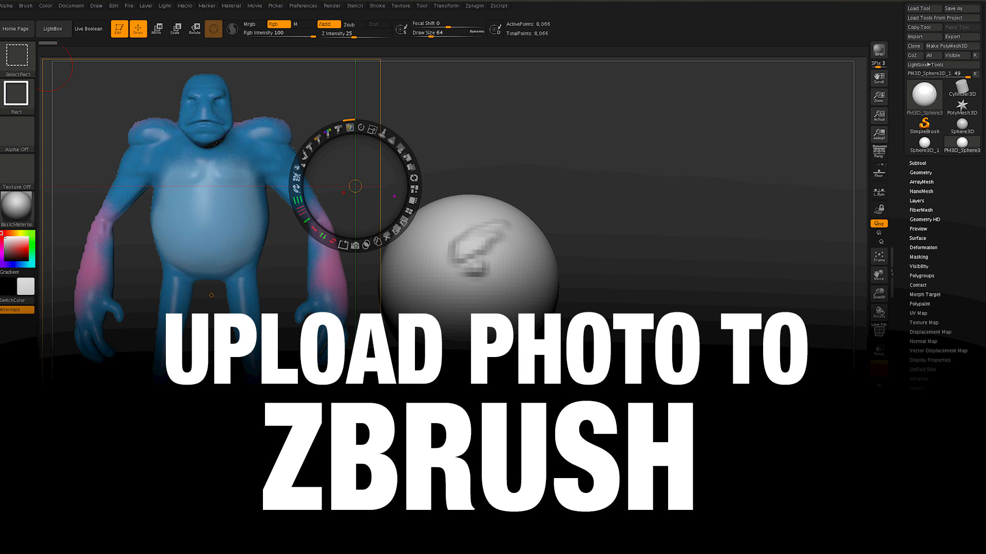 log in to zbrush