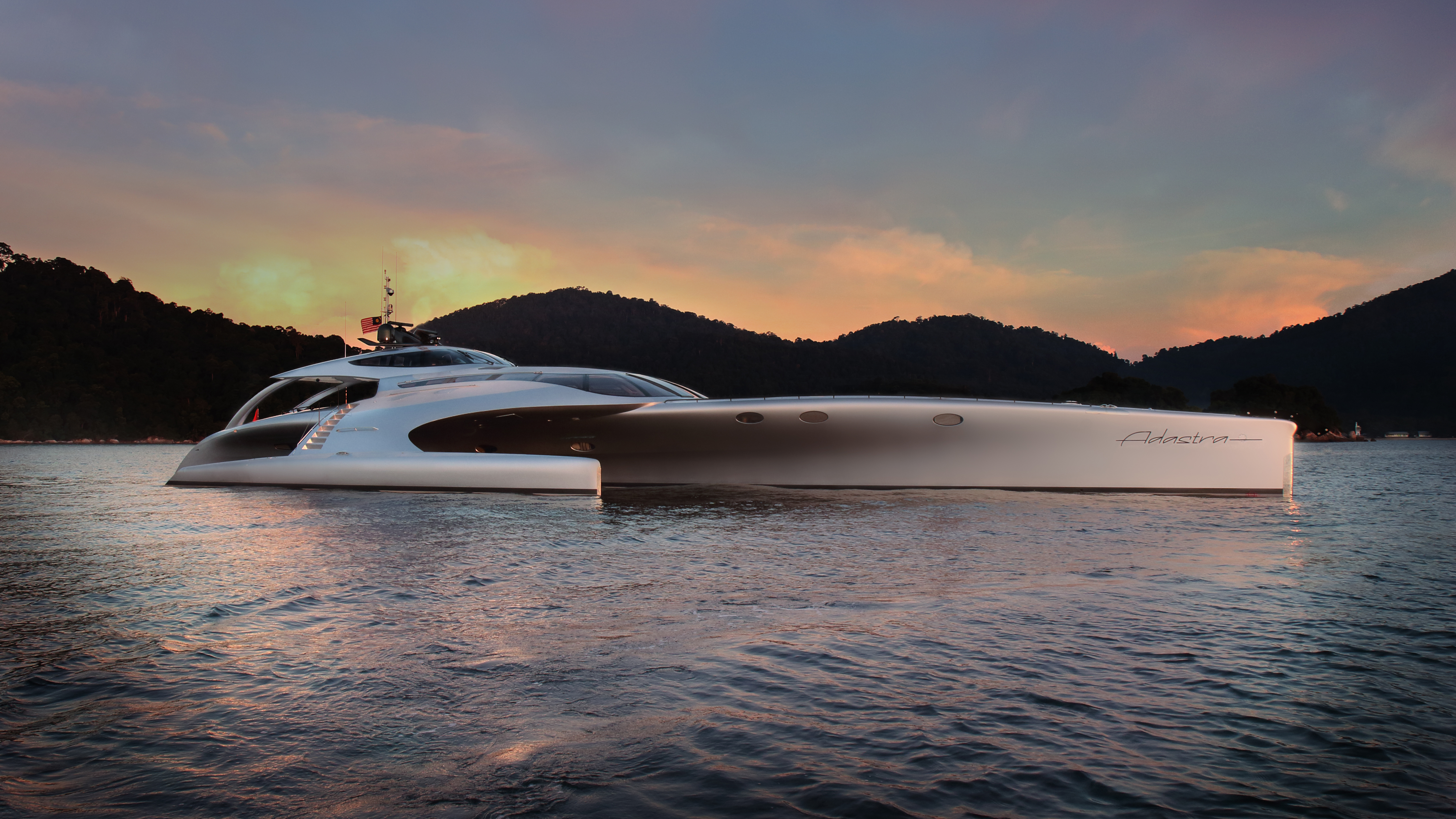 2m Price Drop On Trimaran Motor Yacht Adastra