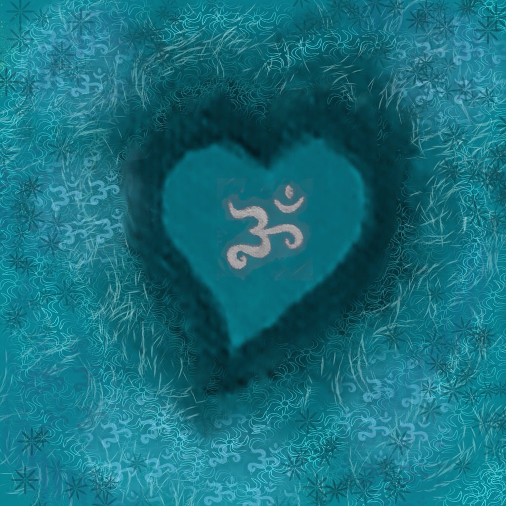 Turquoise Heart by Hilary Oak