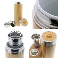 Bamboo / Ceramic Travel Tea Mug with Infuser - 10oz from Taste The Earth