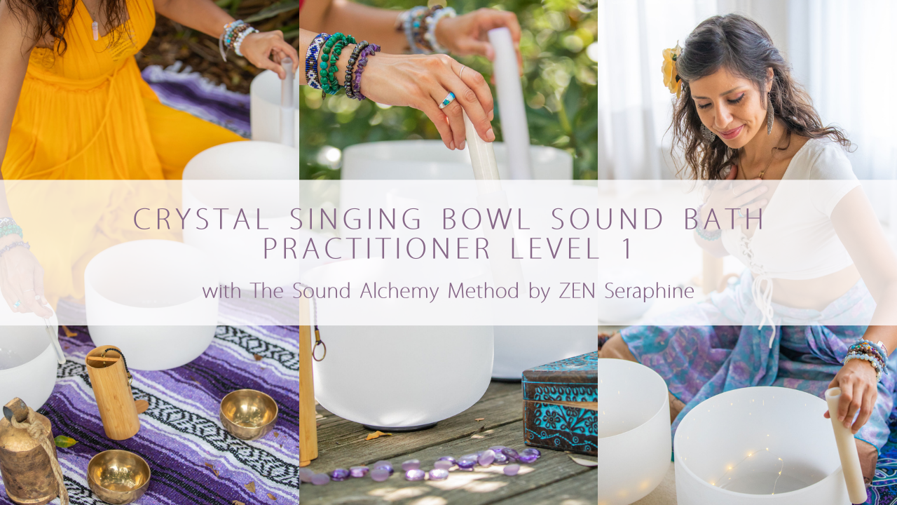 Crystal Singing Bowl Sound Bath Practitioner Level 1 (200hour)