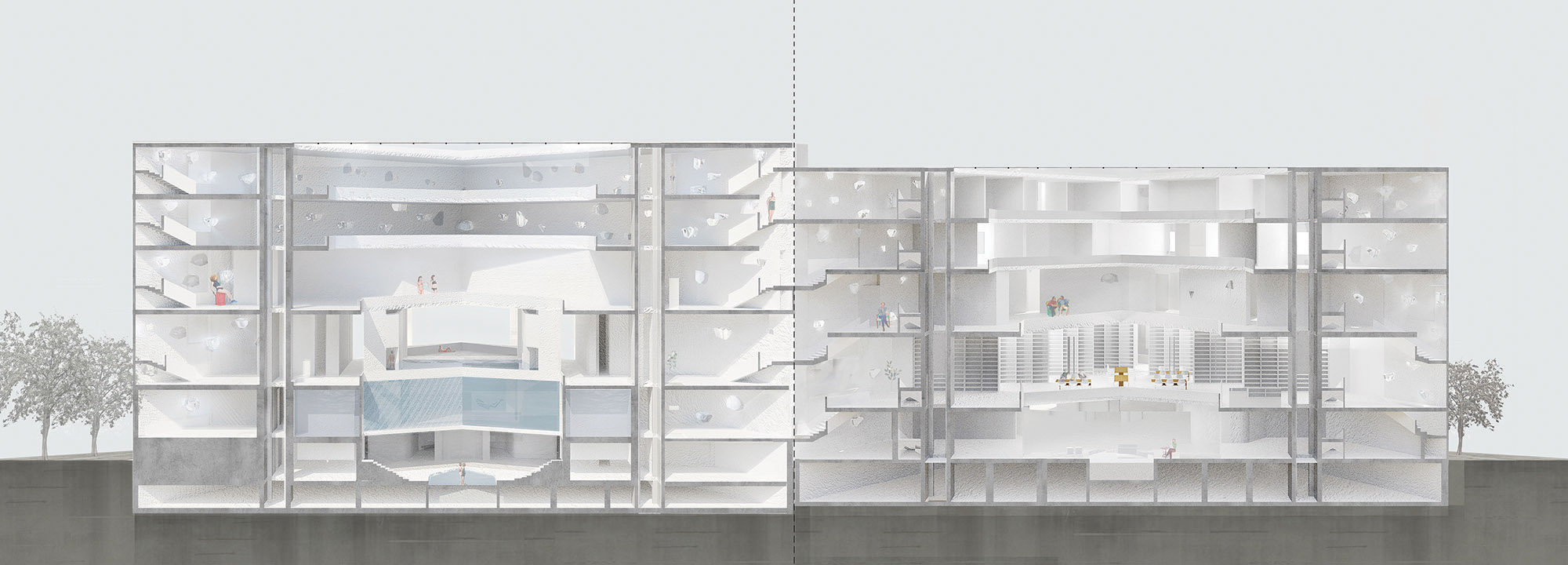 Section Drawing - Columbia GSAPP