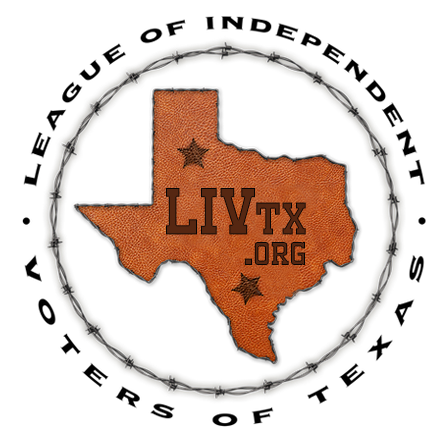 League of Independent Voters of Texas (LIV) logo