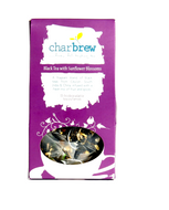 Black Tea with Sunflower Blossoms- 15 Tea Pyramids from Charbrew