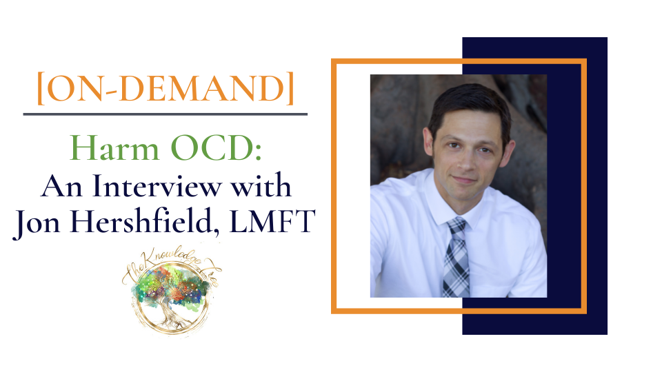 Harm OCD On-Demand Continuing Education Course for therapists, counselors, psychologists, social workers, marriage and family therapists