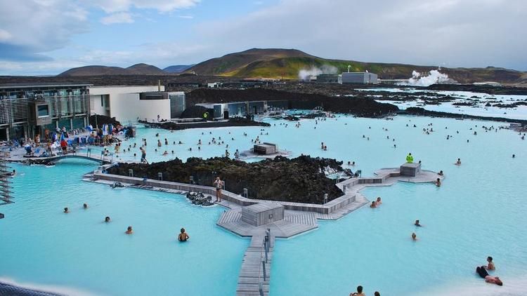 A chill out session at the famous geothermal Blue Lagoon @ Iceland